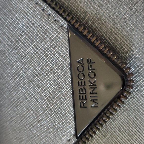 Rebecca Minkoff Metallic Grey Wallet - Picture 2 of 7